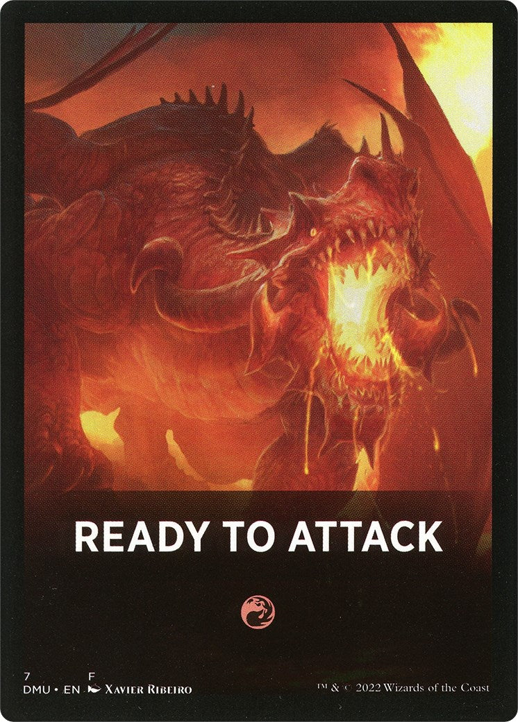 Ready to Attack Theme Card [Dominaria United Tokens] | L.A. Mood Comics and Games