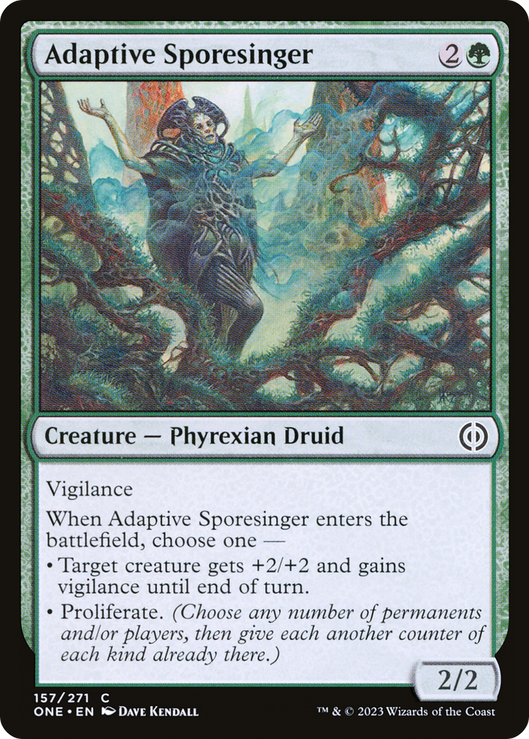 Adaptive Sporesinger [Phyrexia: All Will Be One] | L.A. Mood Comics and Games