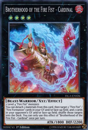 Brotherhood of the Fire Fist - Cardinal [FIGA-EN026] Super Rare | L.A. Mood Comics and Games