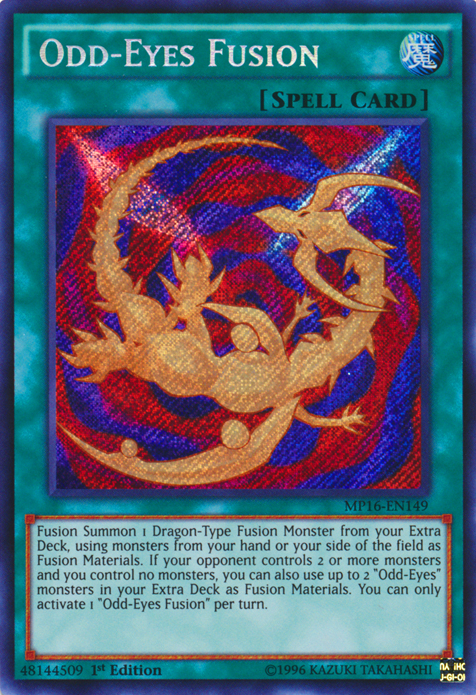 Odd-Eyes Fusion [MP16-EN149] Secret Rare | L.A. Mood Comics and Games