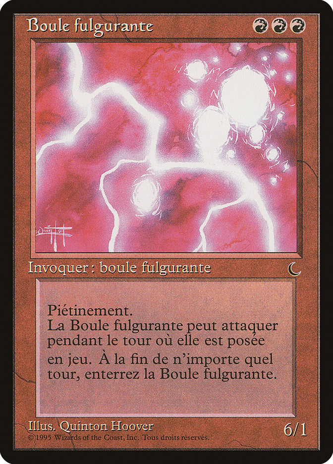 Ball Lightning (French) - "Boule fulgurante" [Renaissance] | L.A. Mood Comics and Games