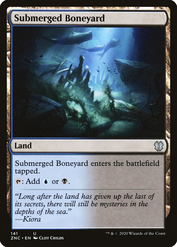 Submerged Boneyard [Zendikar Rising Commander] | L.A. Mood Comics and Games