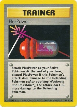 PlusPower (84/102) [Base Set Unlimited] | L.A. Mood Comics and Games
