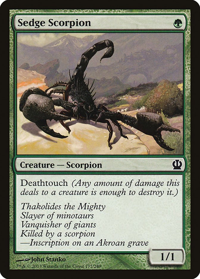 Sedge Scorpion [Theros] | L.A. Mood Comics and Games