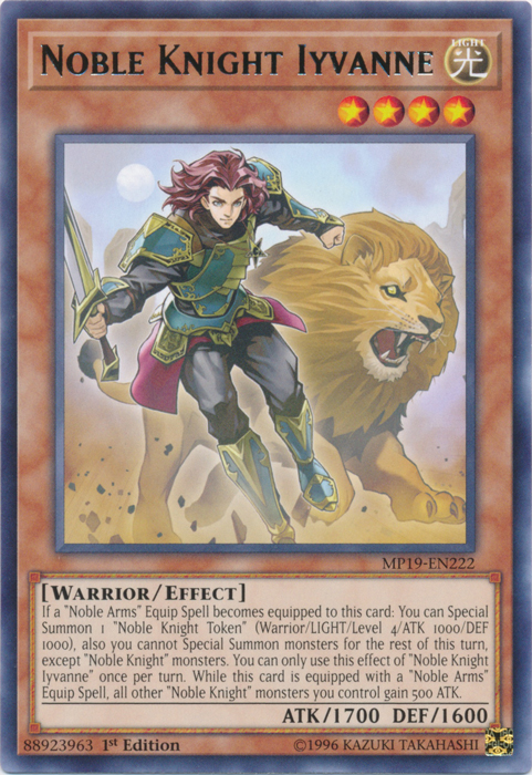 Noble Knight Iyvanne [MP19-EN222] Rare | L.A. Mood Comics and Games
