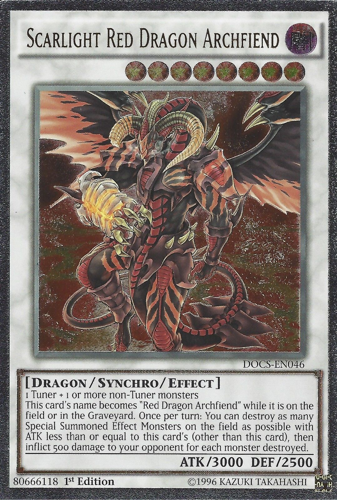 Scarlight Red Dragon Archfiend (UTR) [DOCS-EN046] Ultimate Rare | L.A. Mood Comics and Games