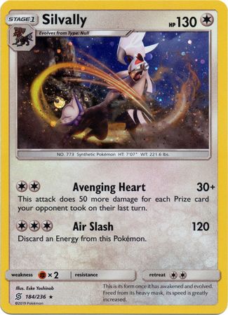 Silvally (184/236) (Cosmos Holo) [Sun & Moon: Unified Minds] | L.A. Mood Comics and Games