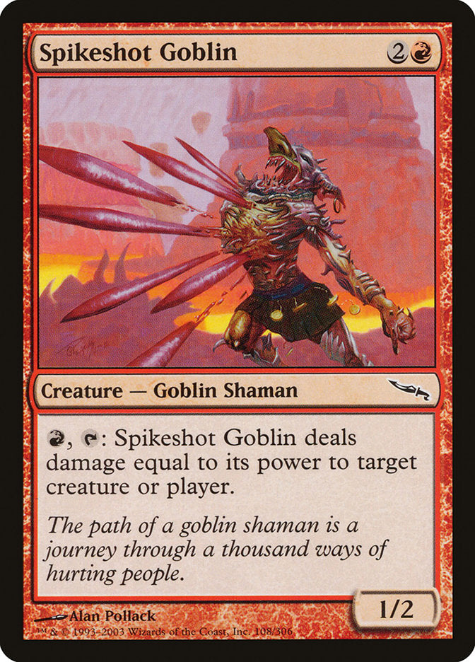 Spikeshot Goblin [Mirrodin] | L.A. Mood Comics and Games
