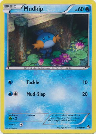 Mudkip (33/160) (Sheen Holo) [XY: Primal Clash] | L.A. Mood Comics and Games