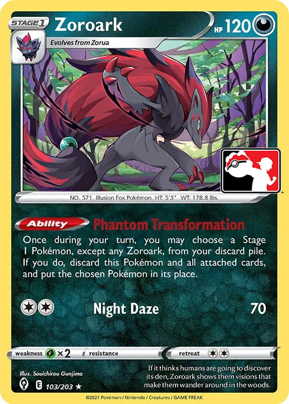 Zoroark (103/203) [Prize Pack Series One] | L.A. Mood Comics and Games