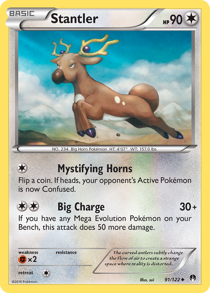 Stantler (91/122) [XY: BREAKpoint] | L.A. Mood Comics and Games