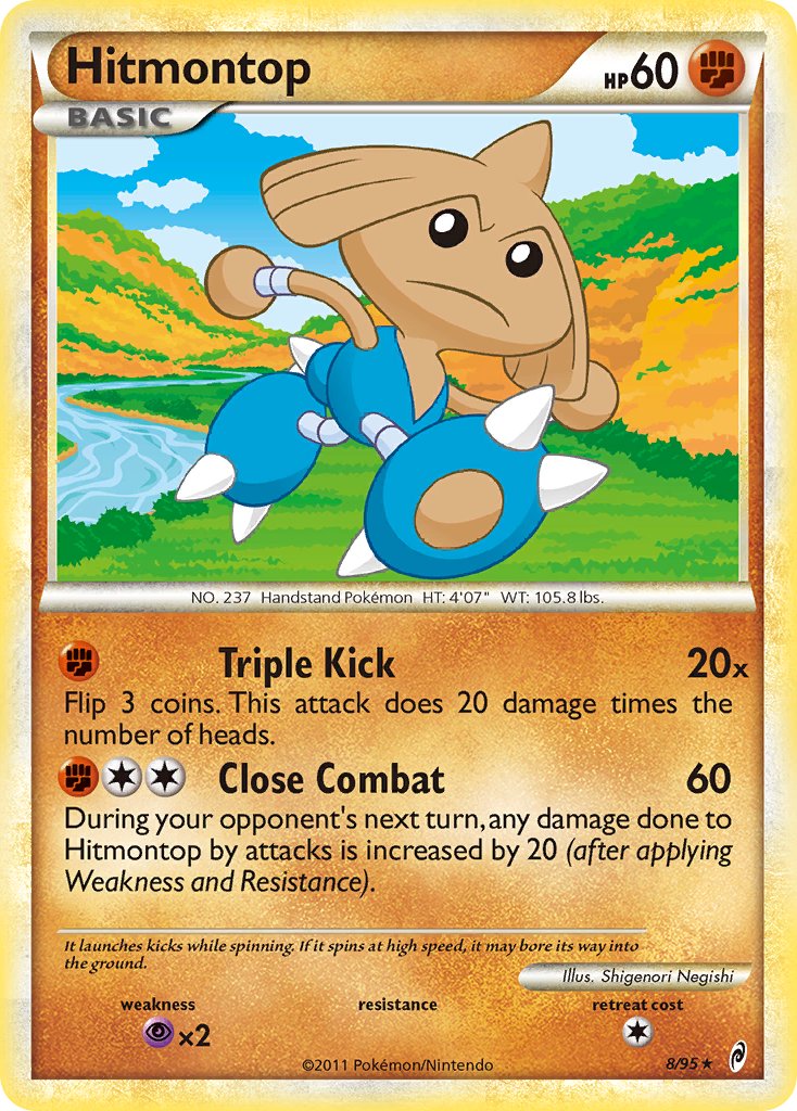 Hitmontop (8/95) (Theme Deck Exclusive) [HeartGold & SoulSilver: Call of Legends] | L.A. Mood Comics and Games