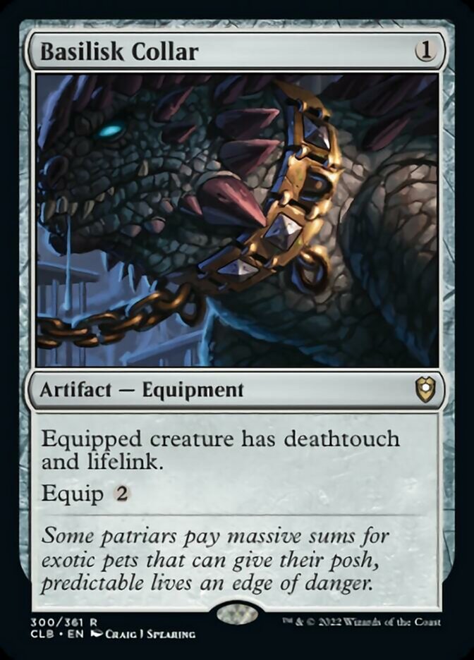 Basilisk Collar [Commander Legends: Battle for Baldur's Gate] | L.A. Mood Comics and Games