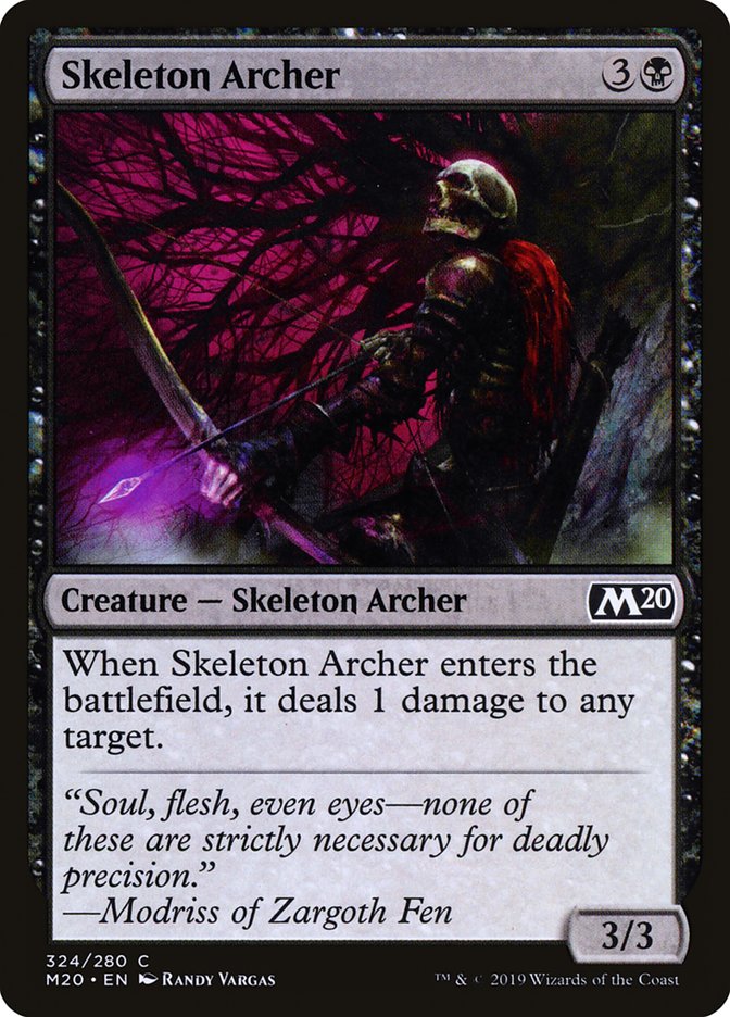 Skeleton Archer [Core Set 2020] | L.A. Mood Comics and Games