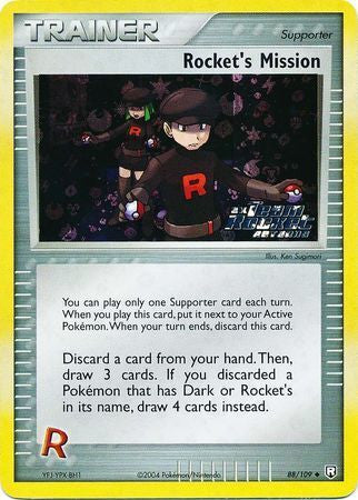 Rocket's Mission (88/109) (Stamped) [EX: Team Rocket Returns] | L.A. Mood Comics and Games