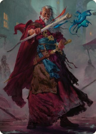 Elminster Art Card (64) [Commander Legends: Battle for Baldur's Gate Art Series] | L.A. Mood Comics and Games