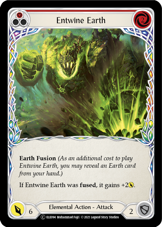 Entwine Earth (Red) [U-ELE094] (Tales of Aria Unlimited)  Unlimited Normal | L.A. Mood Comics and Games