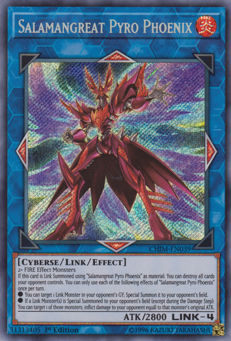 Salamangreat Pyro Phoenix [CHIM-EN039] Secret Rare | L.A. Mood Comics and Games