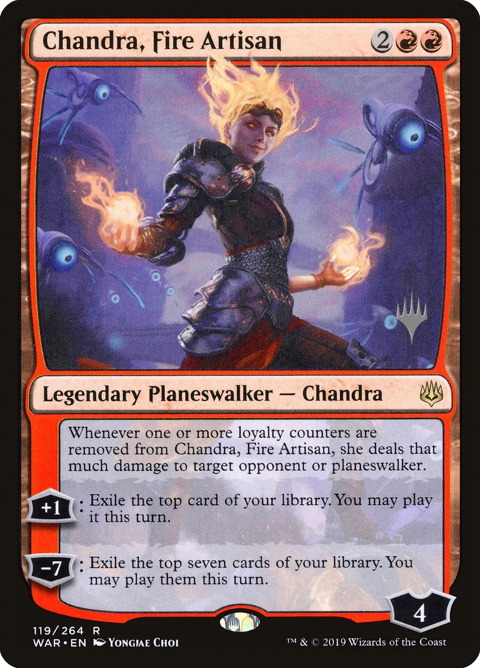 Chandra, Fire Artisan (Promo Pack) [War of the Spark Promos] | L.A. Mood Comics and Games