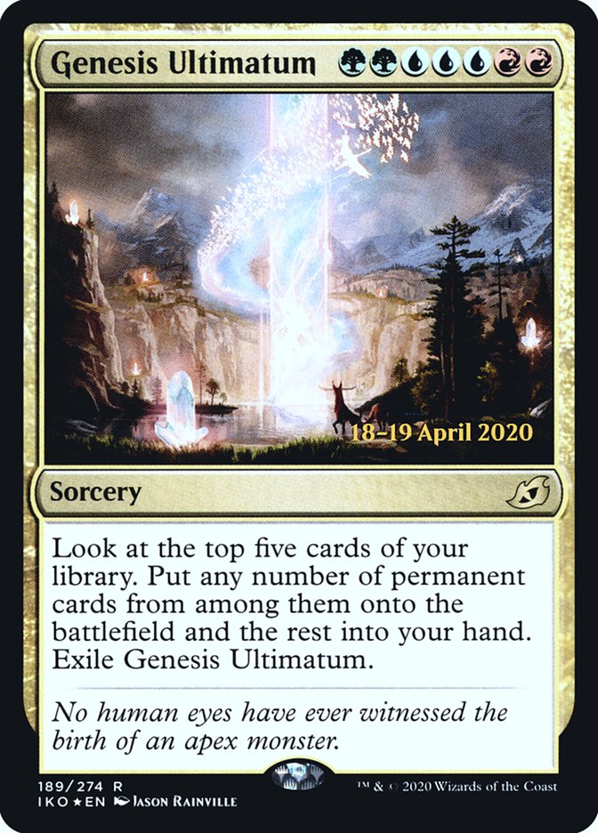 Genesis Ultimatum [Ikoria: Lair of Behemoths Prerelease Promos] | L.A. Mood Comics and Games