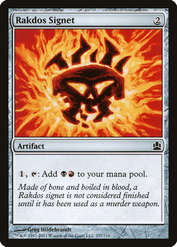 Rakdos Signet [Commander 2011] | L.A. Mood Comics and Games