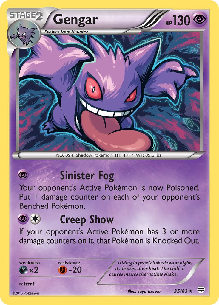 Gengar (35/83) [XY: Generations] | L.A. Mood Comics and Games