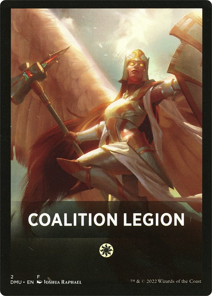 Coalition Legion Theme Card [Dominaria United Tokens] | L.A. Mood Comics and Games