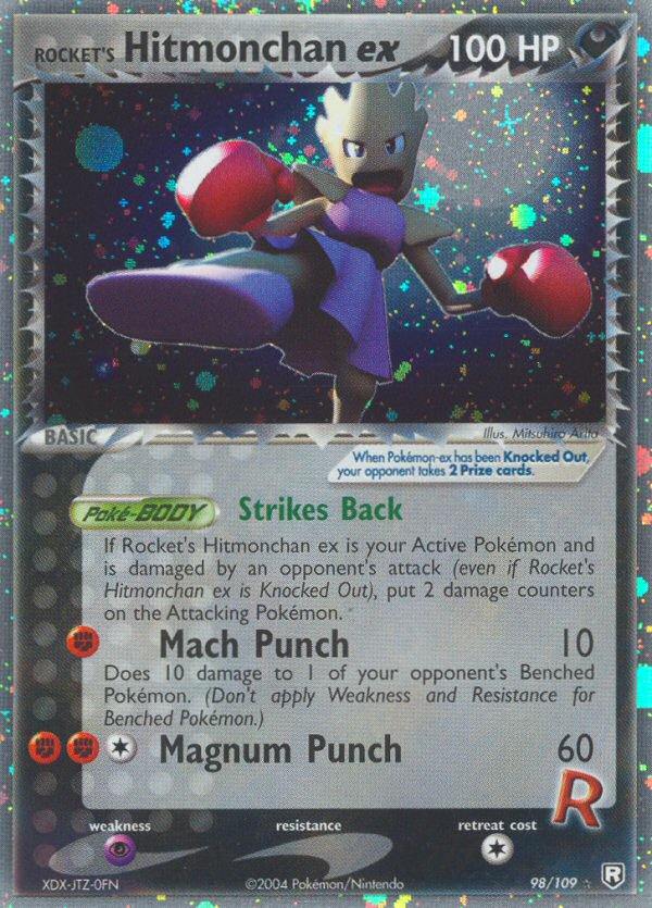 Rocket's Hitmonchan ex (98/109) [EX: Team Rocket Returns] | L.A. Mood Comics and Games