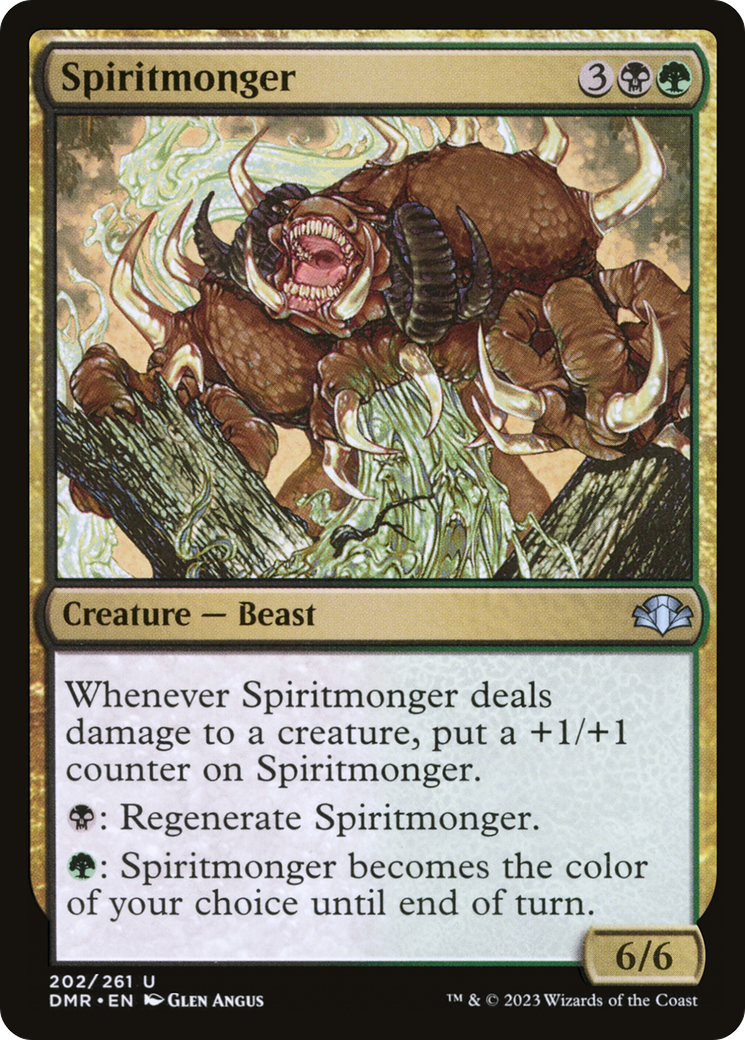 Spiritmonger [Dominaria Remastered] | L.A. Mood Comics and Games