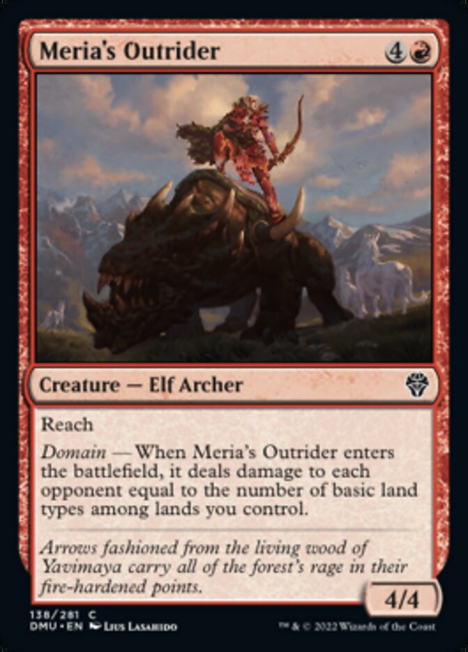 Meria's Outrider [Dominaria United] | L.A. Mood Comics and Games