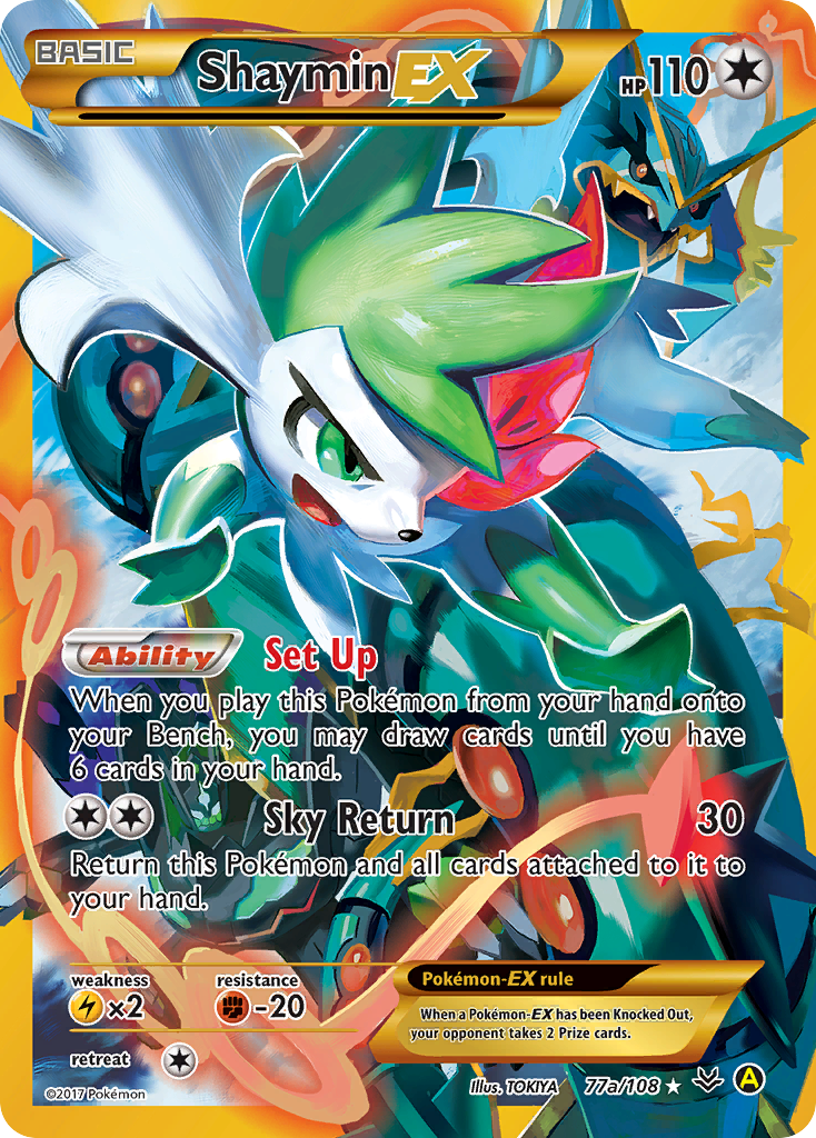 Shaymin EX (77a/108) [Alternate Art Promos] | L.A. Mood Comics and Games