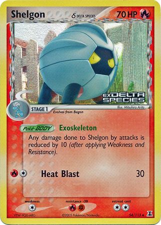 Shelgon (54/113) (Delta Species) (Stamped) [EX: Delta Species] | L.A. Mood Comics and Games