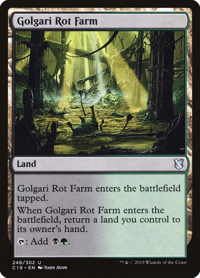 Golgari Rot Farm [Commander 2019] | L.A. Mood Comics and Games