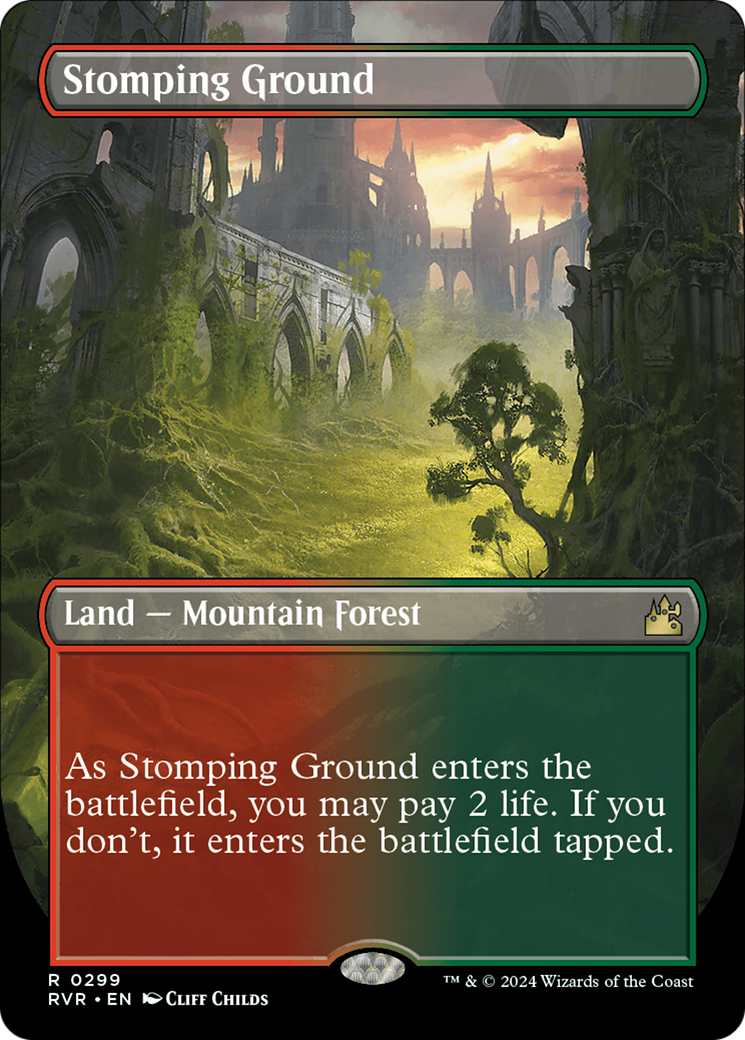 Stomping Ground (Borderless) [Ravnica Remastered] | L.A. Mood Comics and Games