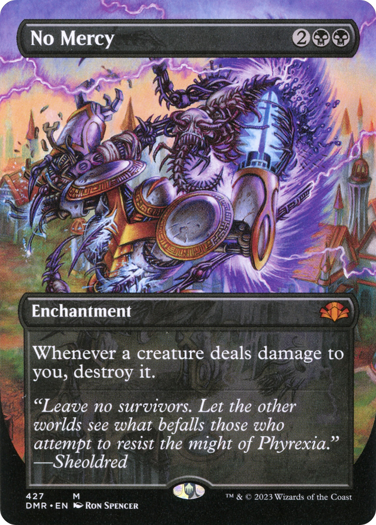 No Mercy (Borderless Alternate Art) [Dominaria Remastered] | L.A. Mood Comics and Games