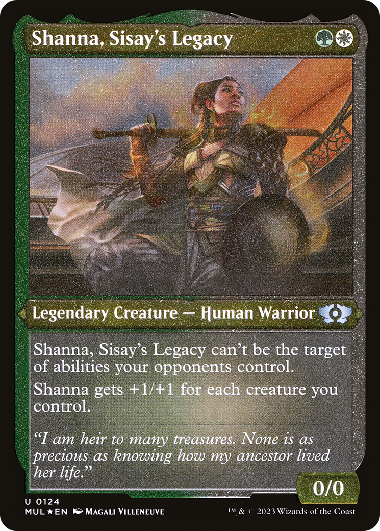 Shanna, Sisay's Legacy (Foil Etched) [Multiverse Legends] | L.A. Mood Comics and Games