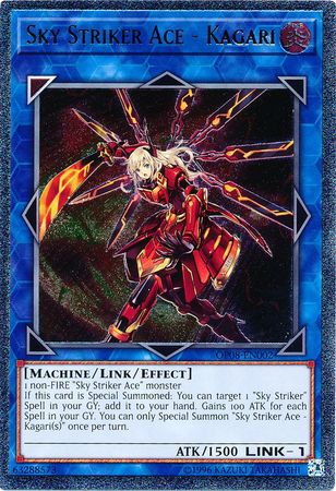 Sky Striker Ace - Kagari [OP08-EN002] Ultimate Rare | L.A. Mood Comics and Games