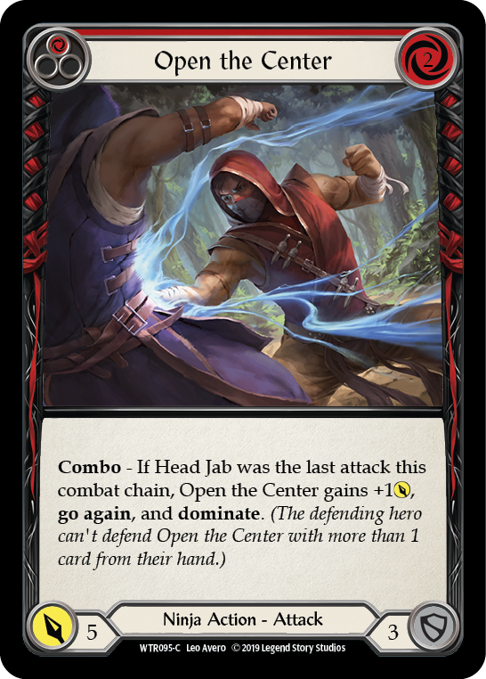 Open the Center (Red) [WTR095-C] (Welcome to Rathe)  Alpha Print Rainbow Foil | L.A. Mood Comics and Games