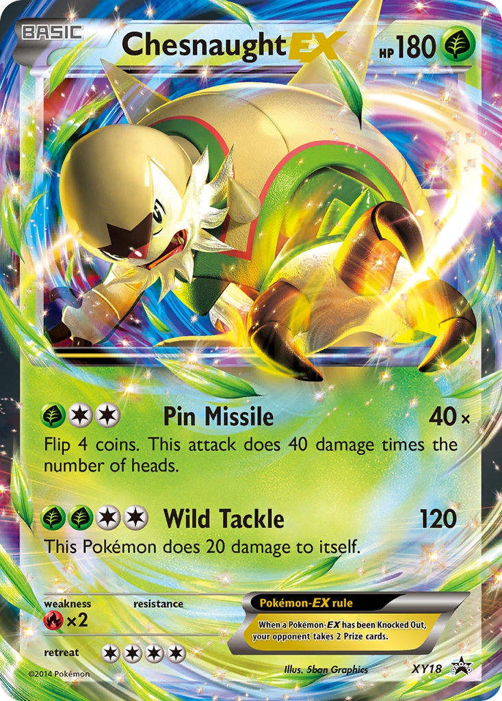 Chesnaught EX (XY18) [XY: Black Star Promos] | L.A. Mood Comics and Games