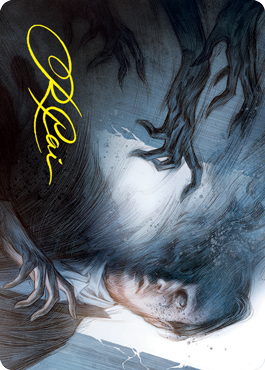 Dread Fugue Art Card (Gold-Stamped Signature) [Innistrad: Crimson Vow Art Series] | L.A. Mood Comics and Games