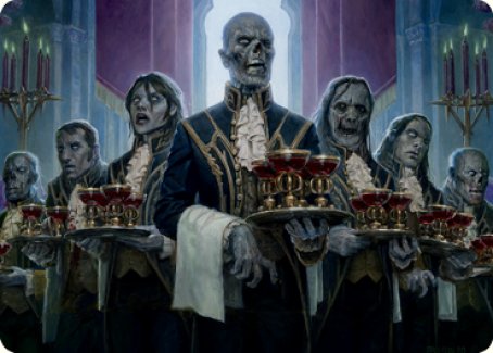 Dying to Serve Art Card [Innistrad: Crimson Vow Art Series] | L.A. Mood Comics and Games