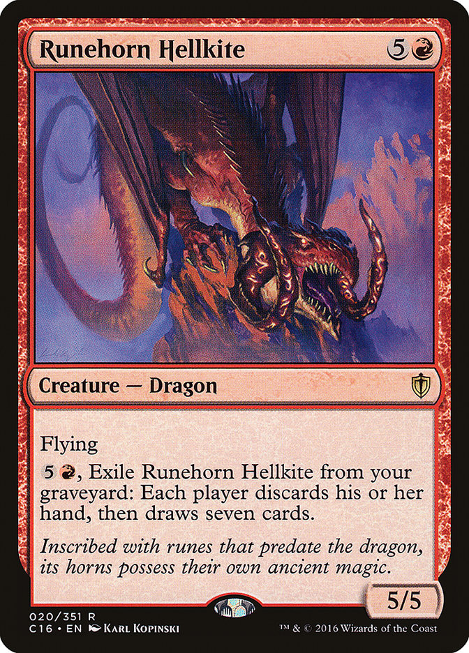 Runehorn Hellkite [Commander 2016] | L.A. Mood Comics and Games