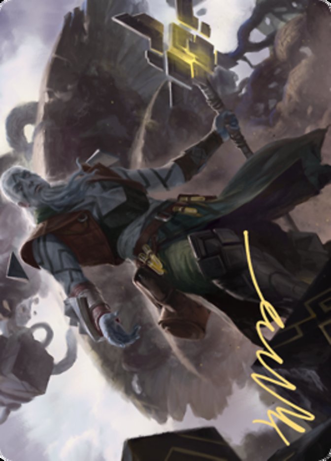 Orah, Skyclave Hierophant Art Card (Gold-Stamped Signature) [Zendikar Rising Art Series] | L.A. Mood Comics and Games
