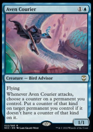 Aven Courier (Promo Pack) [Streets of New Capenna Commander Promos] | L.A. Mood Comics and Games