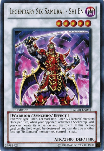 Legendary Six Samurai - Shi En [STOR-EN041] Ultra Rare | L.A. Mood Comics and Games