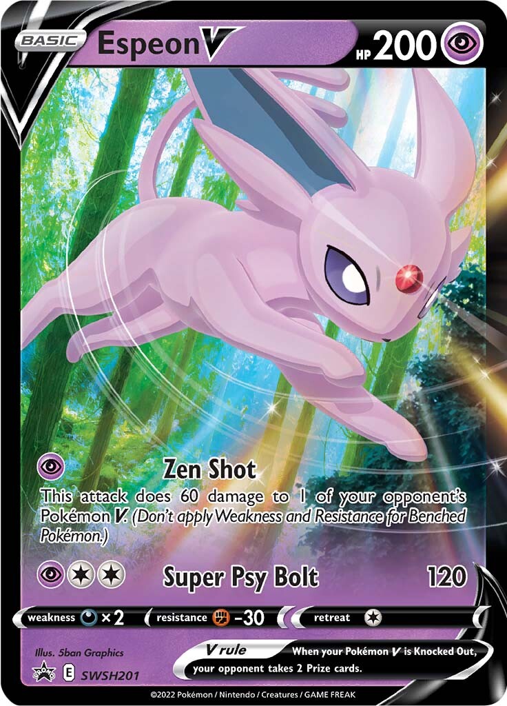 Espeon V (SWSH201) [Sword & Shield: Black Star Promos] | L.A. Mood Comics and Games