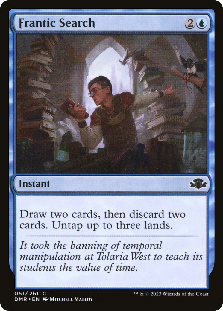 Frantic Search [Dominaria Remastered] | L.A. Mood Comics and Games