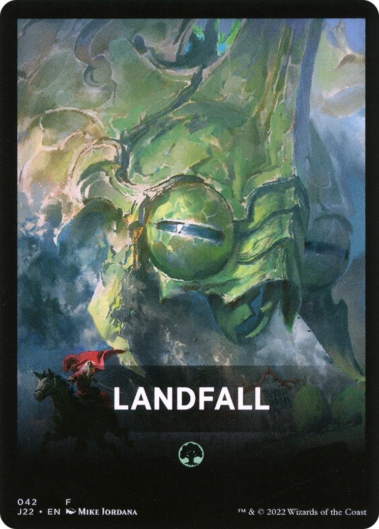 Landfall Theme Card [Jumpstart 2022 Front Cards] | L.A. Mood Comics and Games