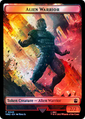 Copy // Alien Warrior Double-Sided Token (Surge Foil) [Doctor Who Tokens] | L.A. Mood Comics and Games