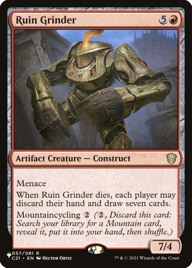 Ruin Grinder [The List] | L.A. Mood Comics and Games